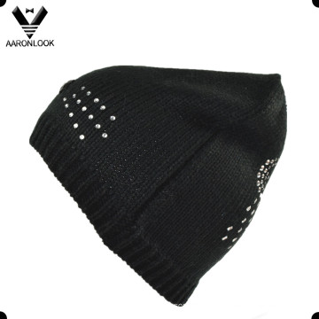 Lady Moda Side Side Sequins Beanie